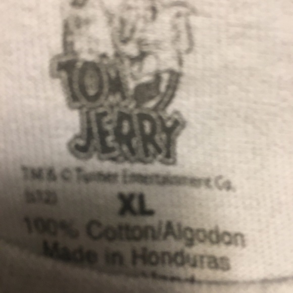 Tom and Jerry Logo Licensed Men’s Tshirt Size XL New - Picture 3 of 4